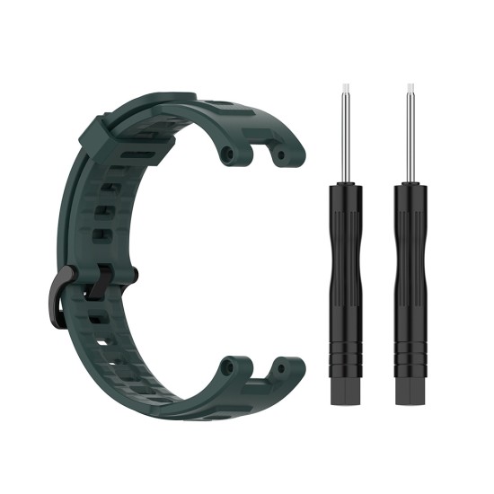 Curea pentru Amazfit T-Rex / T-Rex Pro - Techsuit Watchband (W067) - Dark Green