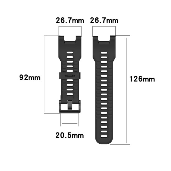 Curea pentru Amazfit T-Rex / T-Rex Pro - Techsuit Watchband (W067) - Dark Green