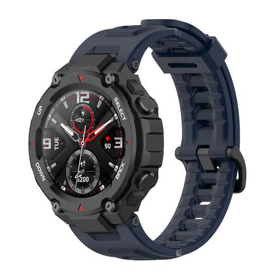 Curea pentru Amazfit T-Rex / T-Rex Pro - Techsuit Watchband (W067) - Navy Blue