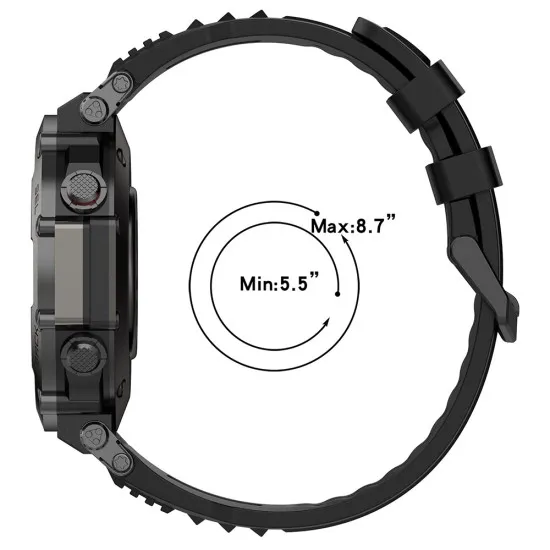 Curea pentru Amazfit T-Rex Ultra - Techsuit Watchband (W067) - Navy Blue Curea pentru Amazfit T-Rex Ultra - Techsuit Watchband (W067) - Navy Blue