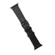 Curea pentru Apple Watch 1/2/3/4/5/6/7/8/9/10/SE/SE 2 (38/40/41/42mm) - Fixed Leather Strap - Black