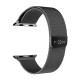 Curea pentru Apple Watch 1/2/3/4/5/6/7/8/9/10/SE/SE 2 (38/40/41/42mm) - Fixed Mesh Strap - Black