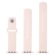 Curea pentru Apple Watch 1/2/3/4/5/6/7/8/9/10/SE/SE 2 (38/40/41/42mm) - Fixed Silicone Sporty Strap Set - Pink