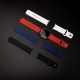 Curea pentru Apple Watch 1/2/3/4/5/6/7/8/9/10/SE/SE 2 (38/40/41/42mm) - Fixed Silicone Sporty Strap Set - White