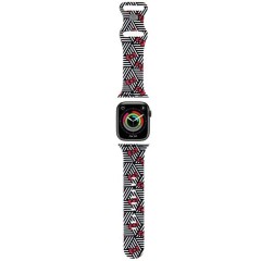 Curea pentru Apple Watch 1/2/3/4/5/6/7/8/9/10/SE/SE 2 (38/40/41/42mm) - Hello Kitty Strap Silicone Bows & Stripes (HKAWMSDIEZK) - Black Curea pentru Apple Watch 1/2/3/4/5/6/7/8/9/10/SE/SE 2 (38/40/41/42mm) - Hello Kitty Strap Silicone Bows & Stripes (HKAWMSDIEZK) - Black