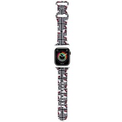 Curea pentru Apple Watch 1/2/3/4/5/6/7/8/9/10/SE/SE 2 (38/40/41/42mm) - Hello Kitty Strap Silicone Heads & Stripes (HKAWMSDIESK) - Black Curea pentru Apple Watch 1/2/3/4/5/6/7/8/9/10/SE/SE 2 (38/40/41/42mm) - Hello Kitty Strap Silicone Heads & Stripes (HKAWMSDIESK) - Black