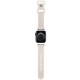 Curea pentru Apple Watch 1/2/3/4/5/6/7/8/9/10/SE/SE 2 (38/40/41/42mm) - Hello Kitty Strap Silicone Tags Graffiti (HKAWMSDGPTE) - Beige