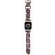 Curea pentru Apple Watch 1/2/3/4/5/6/7/8/9/10/SE/SE 2 (38/40/41/42mm) - Hello Kitty Strap Silicone Tags Graffiti (HKAWMSDGPTP) - Pink