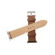 Curea pentru Apple Watch 1/2/3/4/5/6/7/8/9/10/SE/SE 2/Ultra/Ultra 2 (42/44/45/46/49mm) - Fixed Leather Strap - Brown