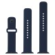 Curea pentru Apple Watch 1/2/3/4/5/6/7/8/9/10/SE/SE 2/Ultra/Ultra 2 (42/44/45/46/49mm) - Fixed Silicone Sporty Strap Set - Blue