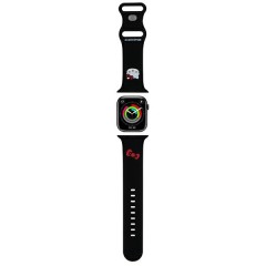 Curea pentru Apple Watch 1/2/3/4/5/6/7/8/9/10/SE/SE 2/Ultra/Ultra 2 (42/44/45/46/49mm) - Hello Kitty Strap Silicone (HKAWLSCHBLK) - Black Curea pentru Apple Watch 1/2/3/4/5/6/7/8/9/10/SE/SE 2/Ultra/Ultra 2 (42/44/45/46/49mm) - Hello Kitty Strap Silicone (HKAWLSCHBLK) - Black