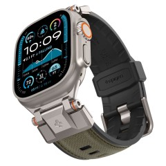 Curea pentru Apple Watch 1/2/3/4/5/6/7/8/9/10/SE/SE 2/Ultra/Ultra 2 (42/44/45/46/49mm) - Spigen DuraPro Armor - Military Green Curea pentru Apple Watch 1/2/3/4/5/6/7/8/9/10/SE/SE 2/Ultra/Ultra 2 (42/44/45/46/49mm) - Spigen DuraPro Armor - Military Green