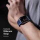 Curea pentru Apple Watch 1/2/3/4/5/6/7/8/9/SE/SE 2 (38/40/41mm) - Dux Ducis LD Series - Black / Yellow