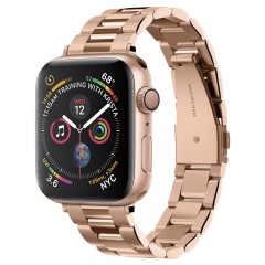 Curea pentru Apple Watch 1/2/3/4/5/6/7/8/9/SE/SE 2 (38/40/41mm) - Spigen Modern Fit - Rose Gold Curea pentru Apple Watch 1/2/3/4/5/6/7/8/9/SE/SE 2 (38/40/41mm) - Spigen Modern Fit - Rose Gold