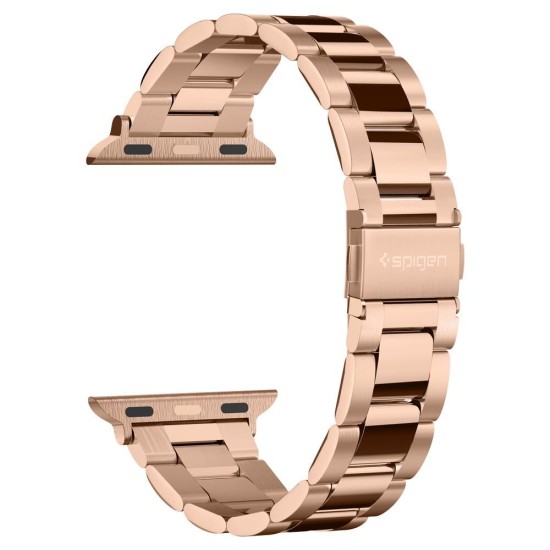 Curea pentru Apple Watch 1/2/3/4/5/6/7/8/9/SE/SE 2 (38/40/41mm) - Spigen Modern Fit - Rose Gold