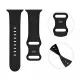Curea pentru Apple Watch 1/2/3/4/5/6/7/8/9/SE/SE 2 (38/40/41mm) - Techsuit Watchband (W031) - Black Curea pentru Apple Watch 1/2/3/4/5/6/7/8/9/SE/SE 2 (38/40/41mm) - Techsuit Watchband (W031) - Black