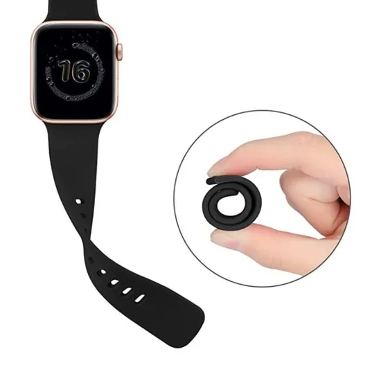 Curea pentru Apple Watch 1/2/3/4/5/6/7/8/9/SE/SE 2 (38/40/41mm) - Techsuit Watchband (W031) - Black Curea pentru Apple Watch 1/2/3/4/5/6/7/8/9/SE/SE 2 (38/40/41mm) - Techsuit Watchband (W031) - Black