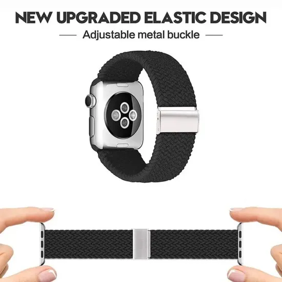 Curea pentru Apple Watch 1/2/3/4/5/6/7/8/9/SE/SE 2 (38/40/41mm) - Techsuit Watchband (W032) - Star Light Curea pentru Apple Watch 1/2/3/4/5/6/7/8/9/SE/SE 2 (38/40/41mm) - Techsuit Watchband (W032) - Star Light