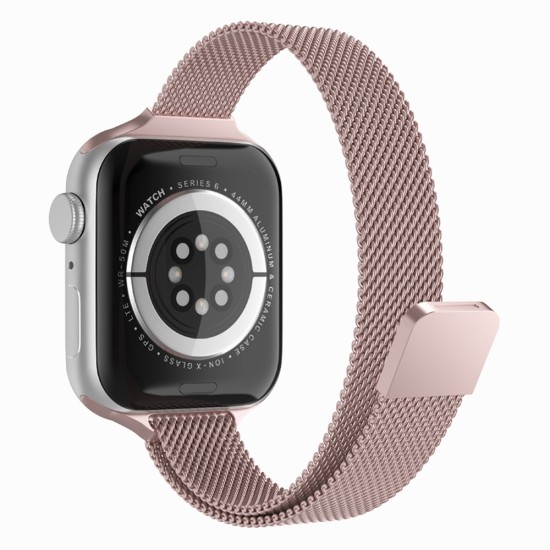 Curea pentru Apple Watch 1/2/3/4/5/6/7/8/9/SE/SE 2 (38/40/41mm) - Techsuit Watchband (W034) - Pink