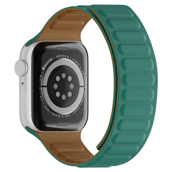 Curea pentru Apple Watch 1/2/3/4/5/6/7/8/9/SE/SE 2 (38/40/41mm) - Techsuit Watchband (W035) - Turquoise