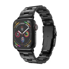 Curea pentru Apple Watch 1/2/3/4/5/6/7/8/9/SE/SE 2 (38/40/41mm) - Techsuit Watchband (W036) - Black Curea pentru Apple Watch 1/2/3/4/5/6/7/8/9/SE/SE 2 (38/40/41mm) - Techsuit Watchband (W036) - Black