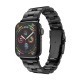 Curea pentru Apple Watch 1/2/3/4/5/6/7/8/9/SE/SE 2 (38/40/41mm) - Techsuit Watchband (W036) - Black