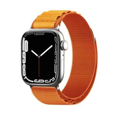 Curea pentru Apple Watch 1/2/3/4/5/6/7/8/9/SE/SE 2 (38/40/41mm) - Techsuit Watchband (W037) - Orange Curea pentru Apple Watch 1/2/3/4/5/6/7/8/9/SE/SE 2 (38/40/41mm) - Techsuit Watchband (W037) - Orange