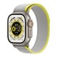 Curea pentru Apple Watch 1/2/3/4/5/6/7/8/9/SE/SE 2 (38/40/41mm) - Techsuit Watchband (W039) - Yellow / Gray