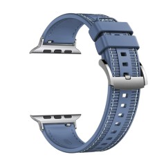 Curea pentru Apple Watch 1/2/3/4/5/6/7/8/9/SE/SE 2 (38/40/41mm) - Techsuit Watchband (W051) - Dark Blue Curea pentru Apple Watch 1/2/3/4/5/6/7/8/9/SE/SE 2 (38/40/41mm) - Techsuit Watchband (W051) - Dark Blue