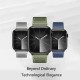 Curea pentru Apple Watch 1/2/3/4/5/6/7/8/9/SE/SE 2 (38/40/41mm) - Techsuit Watchband (W051) - Green