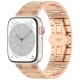 Curea pentru Apple Watch 1/2/3/4/5/6/7/8/9/SE/SE 2 (38/40/41mm) - Techsuit Watchband (W052) - Rose Gold