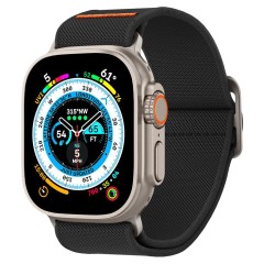 Curea pentru Apple Watch 1/2/3/4/5/6/7/8/9/SE/SE 2/Ultra/Ultra 2 (42/44/45/49mm) - Spigen Fit Lite Ultra - Black Curea pentru Apple Watch 1/2/3/4/5/6/7/8/9/SE/SE 2/Ultra/Ultra 2 (42/44/45/49mm) - Spigen Fit Lite Ultra - Black