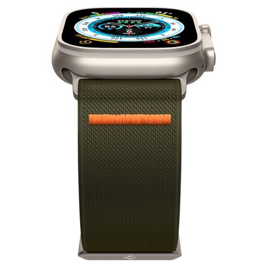 Curea pentru Apple Watch 1/2/3/4/5/6/7/8/9/SE/SE 2/Ultra/Ultra 2 (42/44/45/49mm) - Spigen Fit Lite Ultra - Khaki