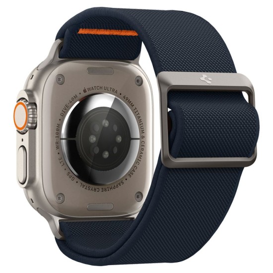 Curea pentru Apple Watch 1/2/3/4/5/6/7/8/9/SE/SE 2/Ultra/Ultra 2 (42/44/45/49mm) - Spigen Fit Lite Ultra - Navy