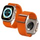 Curea pentru Apple Watch 1/2/3/4/5/6/7/8/9/SE/SE 2/Ultra/Ultra 2 (42/44/45/49mm) - Spigen Fit Lite Ultra - Orange