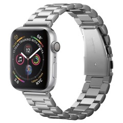 Curea pentru Apple Watch 1/2/3/4/5/6/7/8/9/SE/SE 2/Ultra/Ultra 2 (42/44/45/49mm) - Spigen Modern Fit - Silver Curea pentru Apple Watch 1/2/3/4/5/6/7/8/9/SE/SE 2/Ultra/Ultra 2 (42/44/45/49mm) - Spigen Modern Fit - Silver