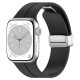 Curea pentru Apple Watch 1/2/3/4/5/6/7/8/9/SE/SE 2/Ultra/Ultra 2 (42/44/45/49mm) - Techsuit Watchband (W011) - Black