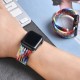 Curea pentru Apple Watch 1/2/3/4/5/6/7/8/9/SE/SE 2/Ultra/Ultra 2 (42/44/45/49mm) - Techsuit Watchband (W032) - Star Light