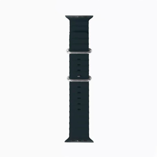 Curea pentru Apple Watch 1/2/3/4/5/6/7/8/9/SE/SE 2/Ultra/Ultra 2 (42/44/45/49mm) - Techsuit Watchband (W038) - Black