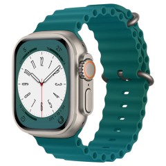 Curea pentru Apple Watch 1/2/3/4/5/6/7/8/9/SE/SE 2/Ultra/Ultra 2 (42/44/45/49mm) - Techsuit Watchband (W038) - Office Green Curea pentru Apple Watch 1/2/3/4/5/6/7/8/9/SE/SE 2/Ultra/Ultra 2 (42/44/45/49mm) - Techsuit Watchband (W038) - Office Green