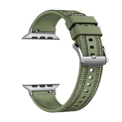 Curea pentru Apple Watch 1/2/3/4/5/6/7/8/9/SE/SE 2/Ultra/Ultra 2 (42/44/45/49mm) - Techsuit Watchband (W051) - Green Curea pentru Apple Watch 1/2/3/4/5/6/7/8/9/SE/SE 2/Ultra/Ultra 2 (42/44/45/49mm) - Techsuit Watchband (W051) - Green