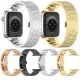 Curea pentru Apple Watch 1/2/3/4/5/6/7/8/9/SE/SE 2/Ultra/Ultra 2 (42/44/45/49mm) - Techsuit Watchband (W052) - Gold