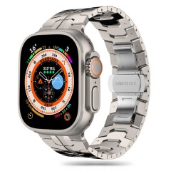 Curea pentru Apple Watch 1/2/3/4/5/6/7/8/9/SE/SE 2/Ultra/Ultra 2 (42/44/45/49mm) - Techsuit Watchband (W063) - Titanium Curea pentru Apple Watch 1/2/3/4/5/6/7/8/9/SE/SE 2/Ultra/Ultra 2 (42/44/45/49mm) - Techsuit Watchband (W063) - Titanium