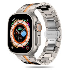 Curea pentru Apple Watch 1/2/3/4/5/6/7/8/9/SE/SE 2/Ultra/Ultra 2 (42/44/45/49mm) - Techsuit Watchband (W063) - Titanium Orange Curea pentru Apple Watch 1/2/3/4/5/6/7/8/9/SE/SE 2/Ultra/Ultra 2 (42/44/45/49mm) - Techsuit Watchband (W063) - Titanium Orange