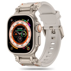 Curea pentru Apple Watch 1/2/3/4/5/6/7/8/9/SE/SE 2/Ultra/Ultra 2 (42/44/45/49mm) - Techsuit Watchband (W064) - Titanium Silver Starlight Curea pentru Apple Watch 1/2/3/4/5/6/7/8/9/SE/SE 2/Ultra/Ultra 2 (42/44/45/49mm) - Techsuit Watchband (W064) - Titanium Silver Starlight
