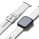 Curea pentru Apple Watch 6 44mm - Ringke Leather One Basic - White