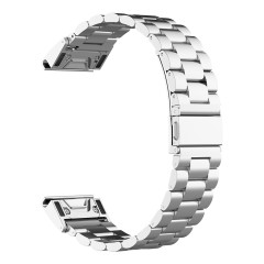Curea pentru Garmin Fenix 3/3 HR/5X/5X Plus/6X/6X Pro/7X/7X Pro Solar - Techsuit Watchband QuickFit 26mm (W010) - Silver Curea pentru Garmin Fenix 3/3 HR/5X/5X Plus/6X/6X Pro/7X/7X Pro Solar - Techsuit Watchband QuickFit 26mm (W010) - Silver