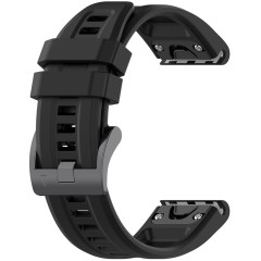 Curea pentru Garmin Fenix 3/3 HR/5X/5X Plus/6X/6X Pro/7X/7X Pro Solar - Techsuit Watchband QuickFit 26mm (W060) - Black Curea pentru Garmin Fenix 3/3 HR/5X/5X Plus/6X/6X Pro/7X/7X Pro Solar - Techsuit Watchband QuickFit 26mm (W060) - Black
