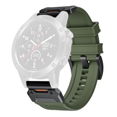 Curea pentru Garmin Fenix 3/3 HR/5X/5X Plus/6X/6X Pro/7X/7X Pro Solar - Techsuit Watchband QuickFit 26mm (W068) - Green / Black Curea pentru Garmin Fenix 3/3 HR/5X/5X Plus/6X/6X Pro/7X/7X Pro Solar - Techsuit Watchband QuickFit 26mm (W068) - Green / Black