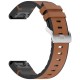 Curea pentru Garmin Fenix 3/3 HR/5X/5X Plus/6X/6X Pro/7X/7X Pro Solar - Techsuit Watchband QuickFit 26mm (W071) - Brown